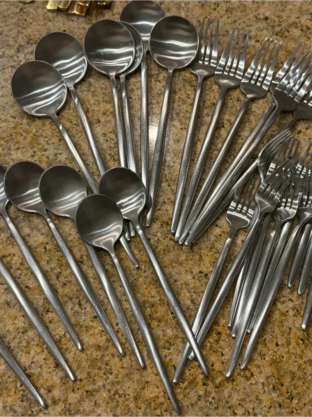 Stainless Steel Silver Flatware Set - 36 Piece Service
